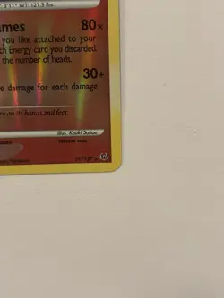 Pokemon TCG Infernape 31/127 Platinum Reverse Holo Rare Stage 2 HP 110 - Image 3