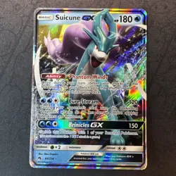 Suicune GX 60/214 Sm-Lost Thunder Holo Sun & Moon Pokemon - Image 1