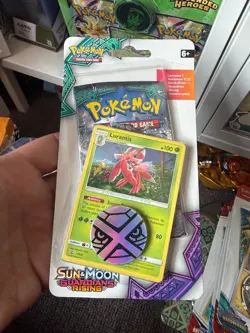 Pokemon Sun & Moon Guardians Rising Single Pack Blister Lurantis - Image 1