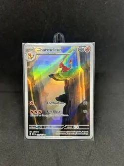 Charmeleon 169/165 Illustration Rare Pokemon Scarlet & Violet 151 Holo NM - Image 1