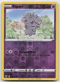 Pokemon Espurr Common Battle Styles 060/163 Lightly Played - Image 2