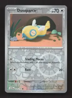 Dunsparce 120/159 Common Journey Together Pokemon Reverse Holo Near Mint - Image 1