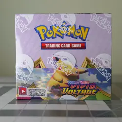 Pokemon TCG Sword & Shield Vivid Voltage Booster Box English 2020 - Sealed - Image 1
