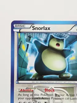 Snorlax Team Plasma 101/135 Plasma Storm Rare Non Holo Pokemon 2012 - Image 3