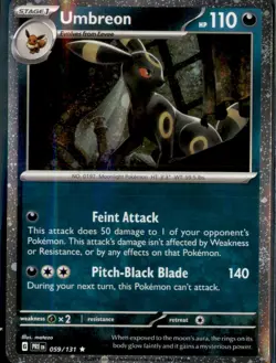 Pokemon #059/131 Umbreon Cosmos Holo - Image 1