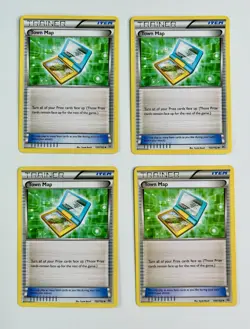 Town Map Playset 2015 Pokemon XY - BREAKthrough #150/162 * Near Mint - Image 1
