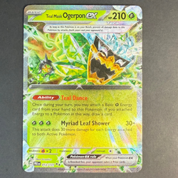 Teal Mask Ogerpon EX 012/131 PRE 🟢NM 🇬🇧Englisch ✨Double Rare✨ Pokemon - Image 2