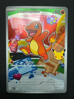 First Partner Illustration Charmander Promo Full Art Holo 038 Pokemon TCG - Image 1