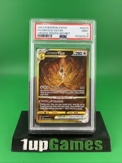 2023 Pokemon SWSH FA/Arceus VStar Crown Zenith Secret #GG70 PSA 9 MINT - Image 1