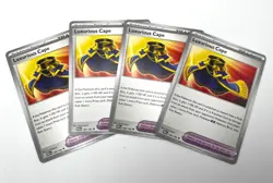 4x Luxurious Cape 166/182 SV04: Paradox Rift Pokemon TCG Playset NM/M - Image 1