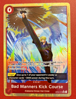 Bad Manners Kick Course (Alternate Art) OP04-016 Premium Booster -The Best- Vol. - Image 2