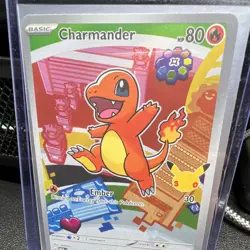 Pokemon TCG Charmander 038 Me: Mega Evolution Promo Holo Promo English 2023 - Image 2