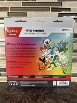 Pokemon - First Partner Illustration Collection x8 - Series 2 - Factory Sealed - Image 2