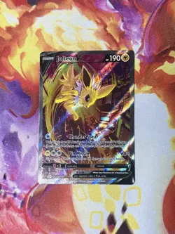 Pokemon Jolteon v Alt Art SWSH183 Black Star Promo Premium Collection - Image 1