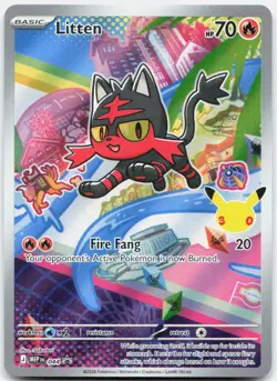 LITTEN 044 HOLO P ME: MEGA EVOLUTION PROMO POKEMON NM/M - Image 1