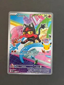 Litten - 044 - Holo Promo - ME: Mega Evolution *NM* Near Mint - Pokemon TCG - Image 1