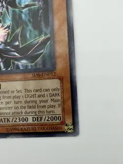 Yugioh Chaos Sorcerer SD6-EN012 1st Edition Common Spellcaster Effect MP Card - Image 3