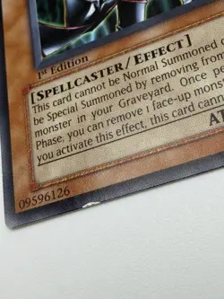 Yugioh Chaos Sorcerer SD6-EN012 1st Edition Common Spellcaster Effect MP Card - Image 5
