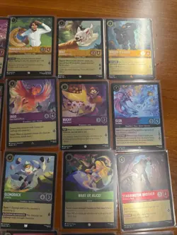 Disney Lorcana Archazias Island Cold Foil Bundle Lot 34 Unique Cards - Image 4