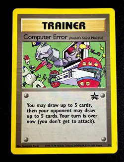 Computer Error (Rocket's Secret Machine) No 16 MP Black Star Promo Pokemon TCG - Image 1