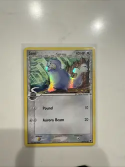 Seel 62/101 Stamped Dragon Frontiers Reverse Holo Common Pokemon Card TCG - Image 1