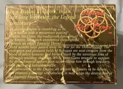 LEGEND of the FIVE RINGS EMERALD EDITION CLAN DECKS UNOPENED BOX CCG Cards - Image 4