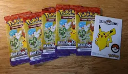 2023 Pokemon Match Battle McDonalds Promo Sealed Booster Card Lot Of 5 Pokemon - Image 1