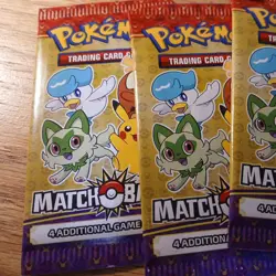 2023 Pokemon Match Battle McDonalds Promo Sealed Booster Card Lot Of 5 Pokemon - Image 2