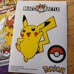 2023 Pokemon Match Battle McDonalds Promo Sealed Booster Card Lot Of 5 Pokemon - Image 4