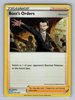 Boss's Orders (CLB) 019/034,HoloTrading Card Game ClassicNM - Image 1
