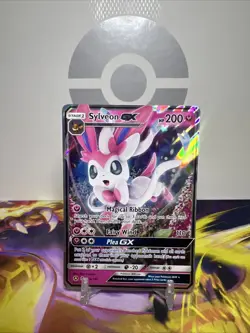 Pokemon TCG Guardians Rising Sylveon GX Alt Art 92a/145 Ultra Rare Full Art NM - Image 1