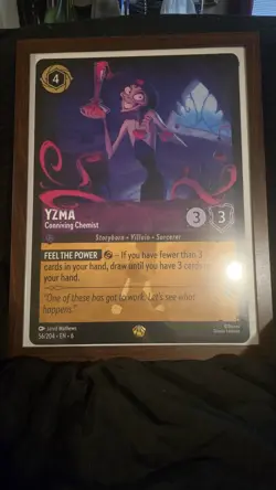 Disney Lorcana TCG Yzma - Conniving Chemist 56/204 Rare Amethyst Giant Card - Image 1