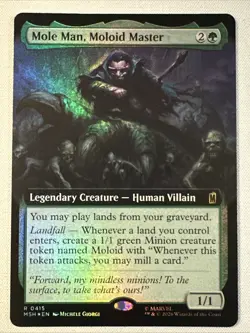 MTG / Mole Man, Moloid Master / MSH / #415 / FOIL (Extended Art) / Rare / NM - Image 1