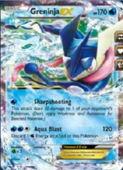Pokemon Lightly Played Greninja-EX - XY20 - Kalos Power Tin Exclusive English - Image 1
