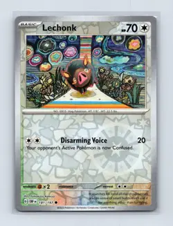Lechonk 181/197 Common Obsidian Flames Pokemon Reverse Holo Lightly Played - Image 1