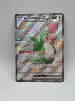 Pokemon Squawkabilly ex SV: Paldean Fates 223/091 Near Mint NM - Image 1