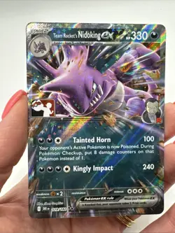 119/182 Team Rocket's Nidoking ex Pokemon TCG Prize Pack Series 8 Stamped DRI - Image 3