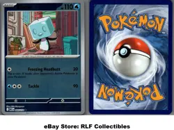 2025 Pokemon, Mega Evolution, #044/132 Eiscue, Reverse Holo Common - Image 1