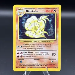 Ninetales Holo 12/102 – Base Set – MP – Vintage WOTC Pokemon - Image 1