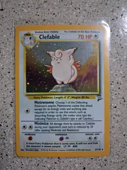 Clefable Holo Foil Pokemon Base Set 2 First Generation 5/130 - Image 1