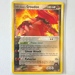 Team Magma's Groudon 9/95 Team Magma vs Team Aqua Holo 2004 - Image 1