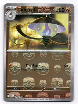 Lampent (Master Ball Pattern) SV: White Flare - Pokemon NM 017/086 - Image 1