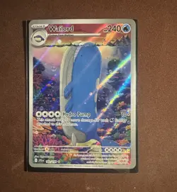 The Pokemon Company Wailord 162/159 Sv09 Journey Together Holo Illustration Rare - Image 1