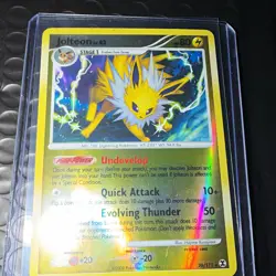 Pokemon TCG Jolteon 26/111 Rising Rivals Reverse Holo Rare 80 HP Stage 1 EN - Image 1