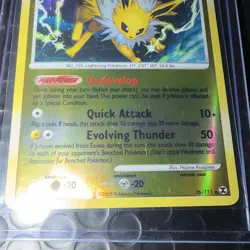 Pokemon TCG Jolteon 26/111 Rising Rivals Reverse Holo Rare 80 HP Stage 1 EN - Image 3