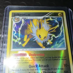 Pokemon TCG Jolteon 26/111 Rising Rivals Reverse Holo Rare 80 HP Stage 1 EN - Image 4