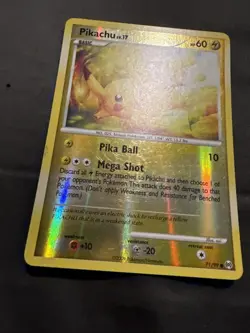 Pikachu 71/99 Pokemon Platinum Arceus Reverse Holo LP/mp - Image 2