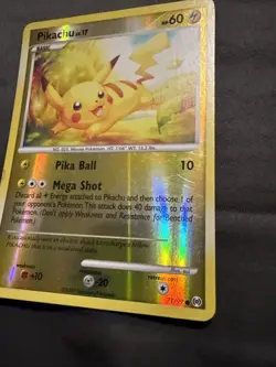 Pikachu 71/99 Pokemon Platinum Arceus Reverse Holo LP/mp - Image 3