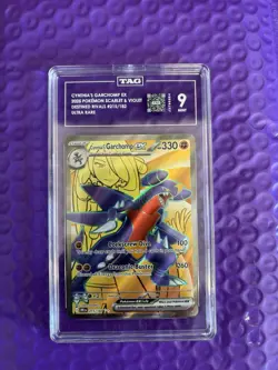 Cynthia's Garchomp ex UR 215/182 TAG 9 - 2025 Pokemon Destined Rivals - Image 1