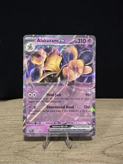 Pokemon TCG Alakazam ex 050 Black Star Promo Scarlet & Violet SVP 151 - Image 1